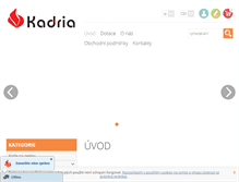 Tablet Screenshot of kadria.cz